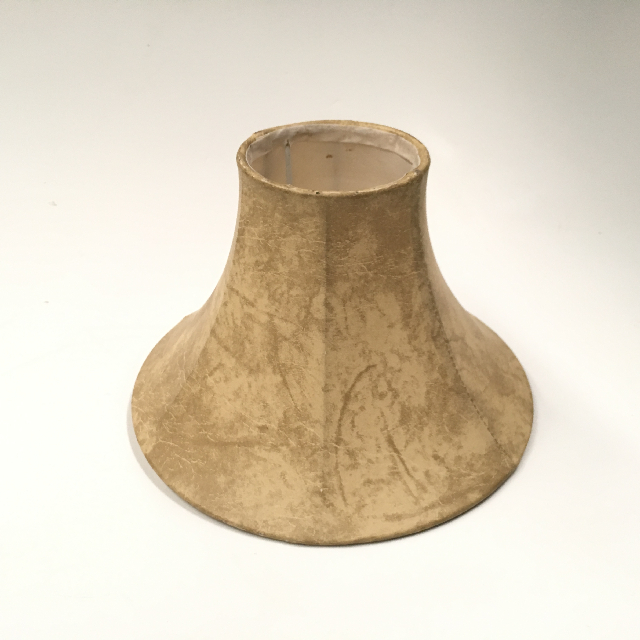 LAMPSHADE, Empire Style (Small) - Cream Beige Leatherette